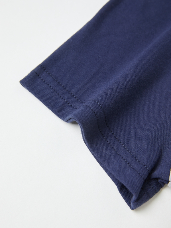 Contrast Raglan Slim Short Sleeve Tee-4