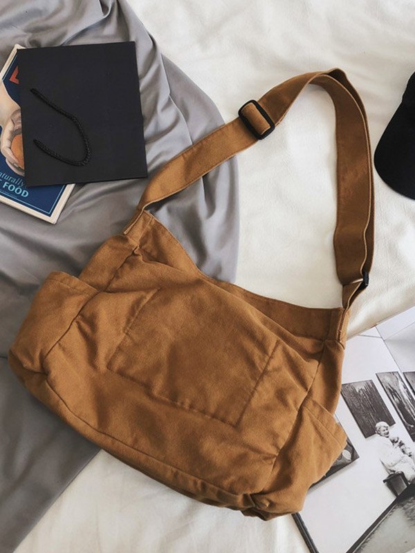 Large Canvas Satchel Bag-1