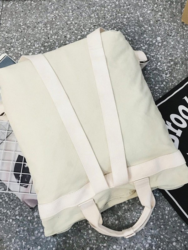 Vintage Large Canvas Backpack-1